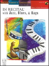 In Recital with Jazz Blues and Rags piano sheet music cover